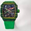 rm67-02 replica watch ultra thin skeleton design