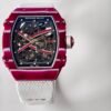 rm67-02 replica watch ultra thin skeleton design