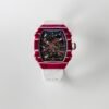 rm67-02 super clone watch ultra thin skeleton design