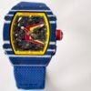 rm67-02 replica watch ultra thin skeleton design