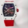 rm67-02 replica watch ultra thin skeleton design