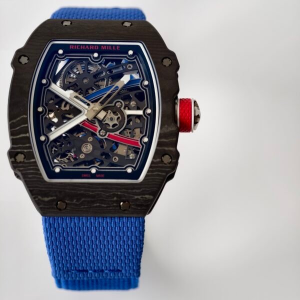 rm67-02 replica watch ultra thin skeleton design