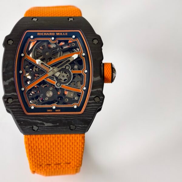 rm67-02 replica watch ultra thin skeleton design