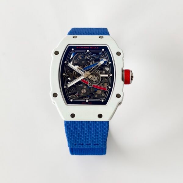 rm67-02 super clone watch ultra thin skeleton design