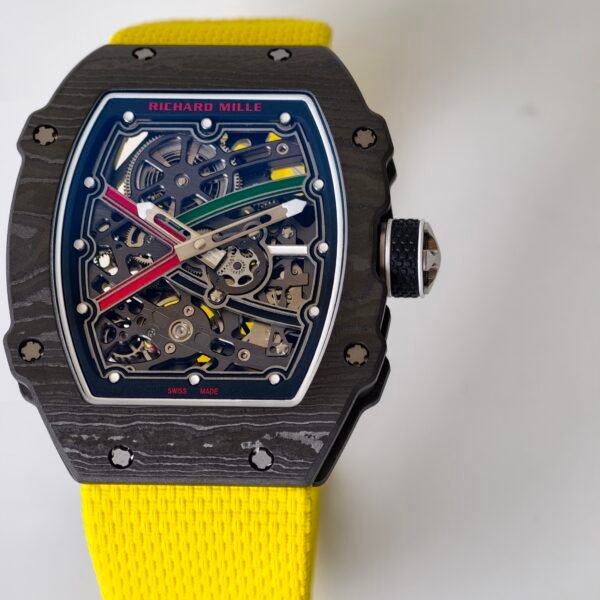 rm67-02 replica watch ultra thin skeleton design