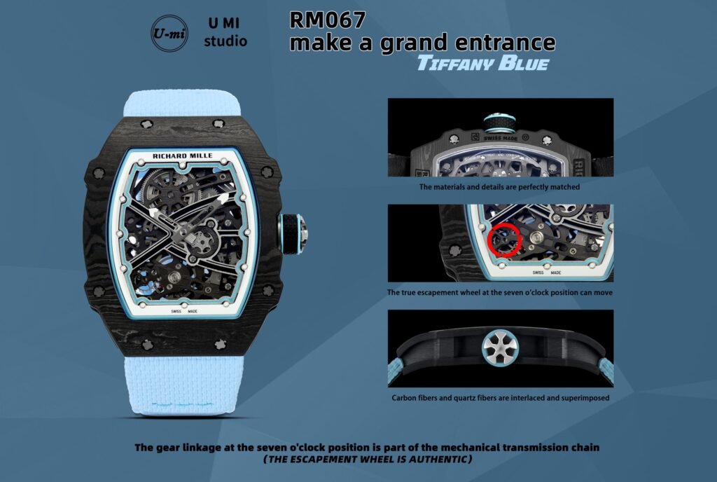 rm67-02 luxury ultra-thin watch: function introduction and detailed images