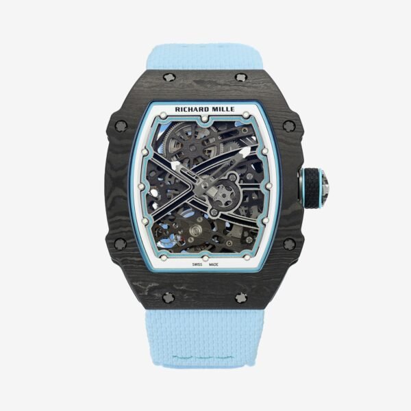 rm67-02 super clone watch ultra thin skeleton design