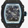 rm67-02 skeleton automatic watch dial details