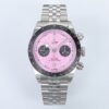 Black Bay Chrono Replica 41mm pink Front View Black Bay Chrono Replica 41mm pink Front View