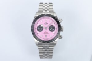 Black Bay Chrono Replica 41mm pink Front View