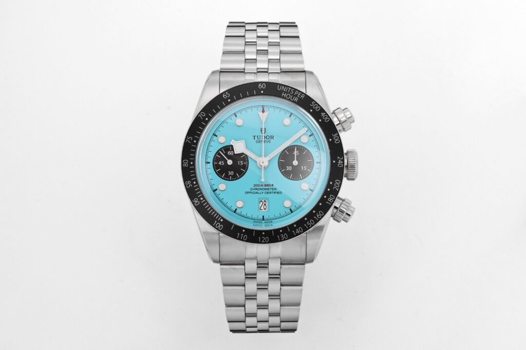 Black Bay Chrono Replica 41mm tiffany Front View