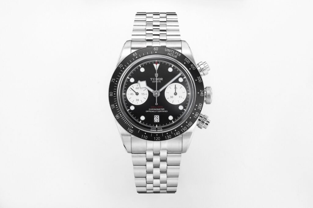 Black Bay Chrono Replica 41mm black Front View